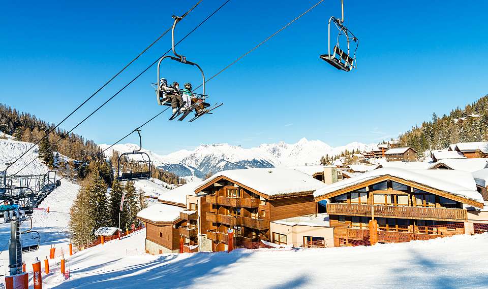 Francija Les Chalets Edelweiss Lagrange Vacances La Plagne sedežnica