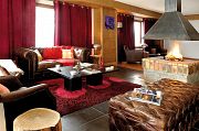 Francija Les Chalets Edelweiss Lagrange Vacances La Plagne ogenj