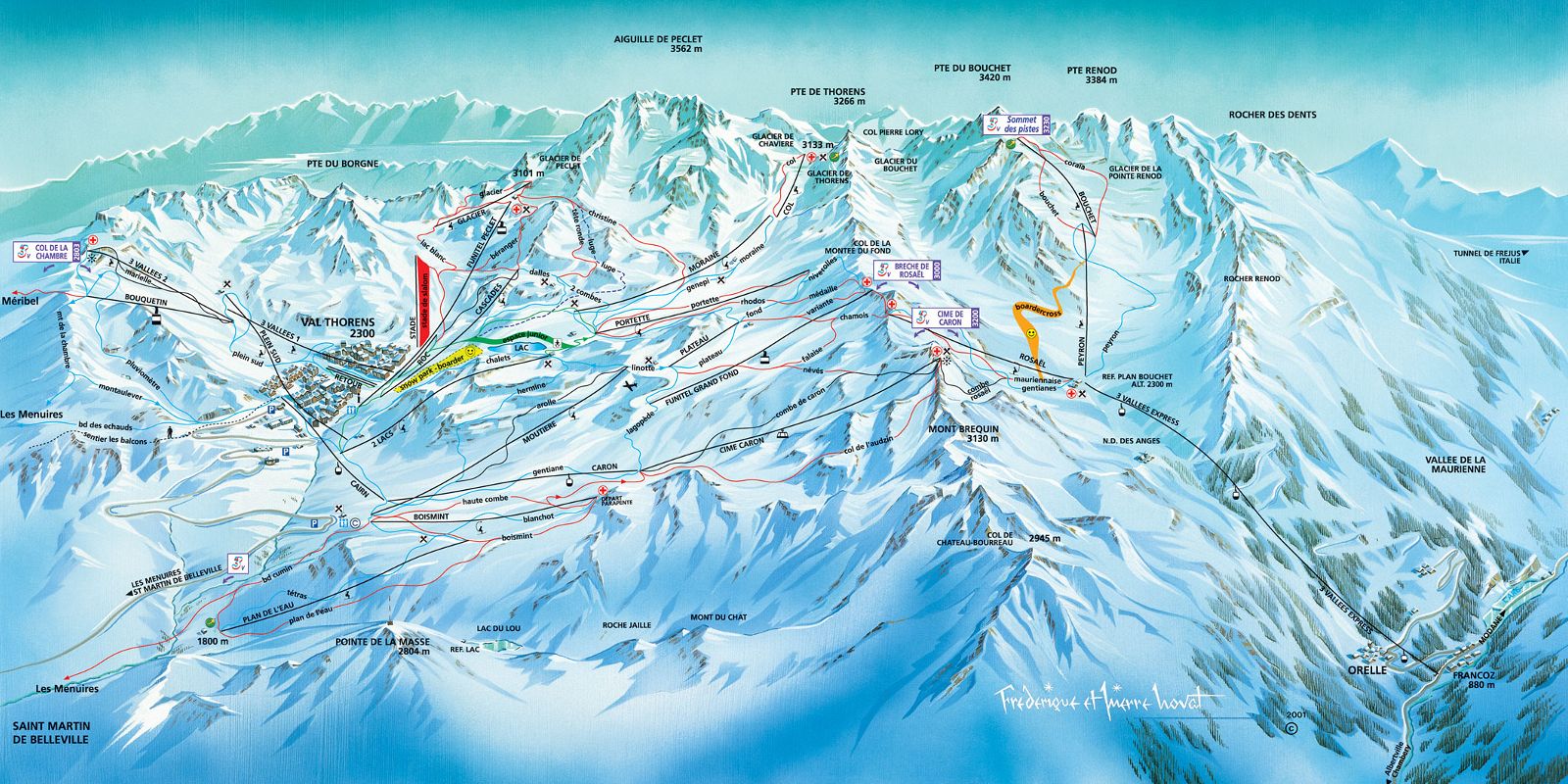Skimap Val Thorens