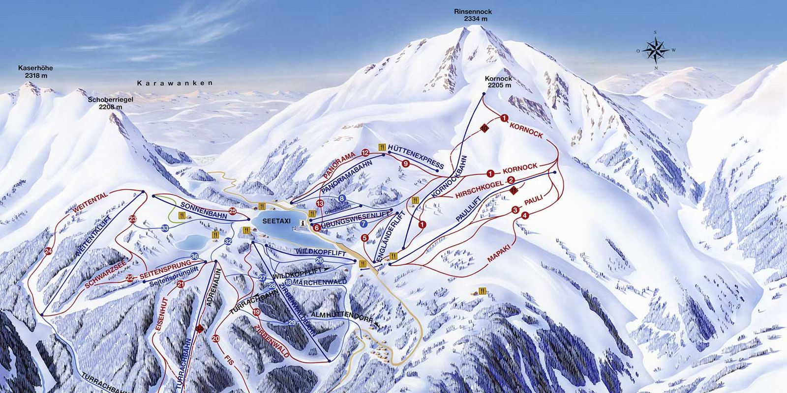 Skimap Turracher Hoehe
