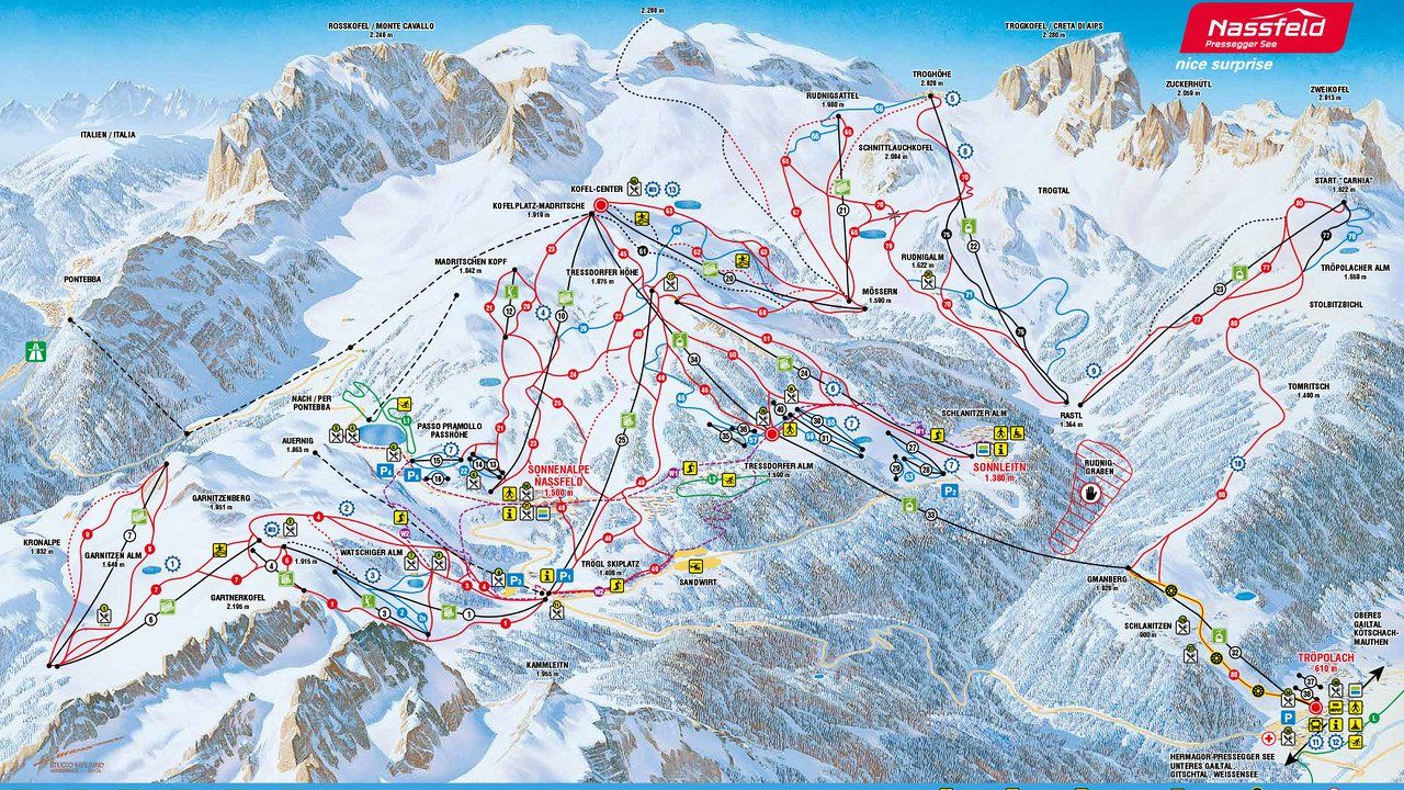 Skimap Nassfeld