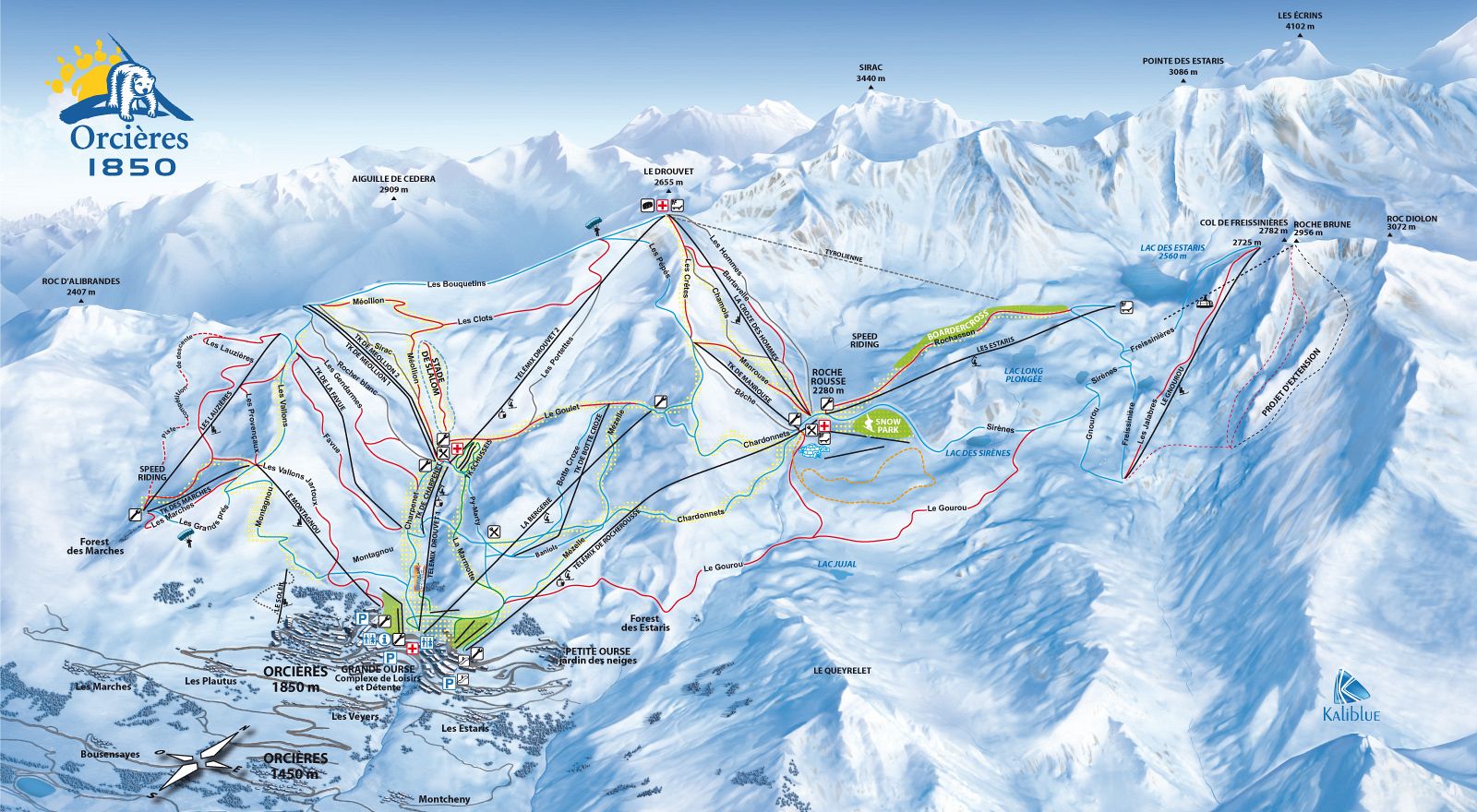 Skimap Orcieres