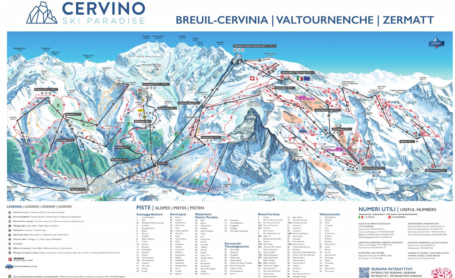 Skimap Breuil-Cervinia