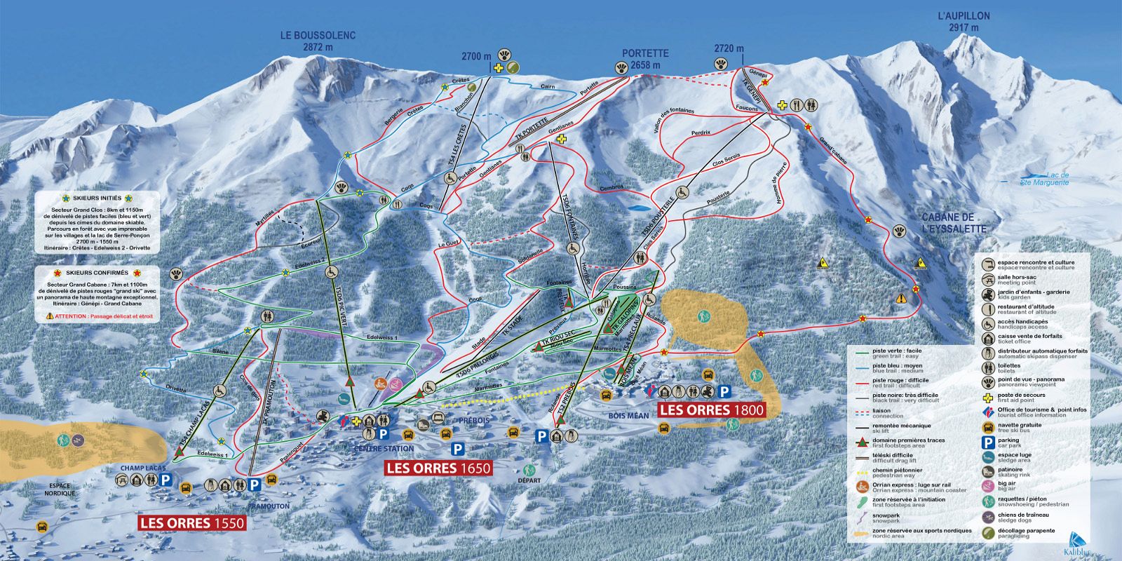 Skimap Les Orres