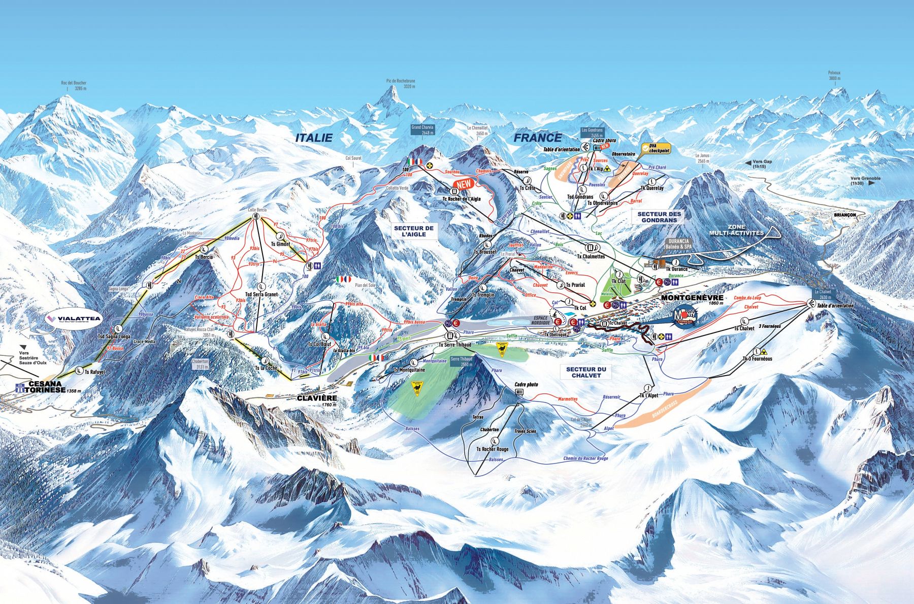 Skimap Montgenevre
