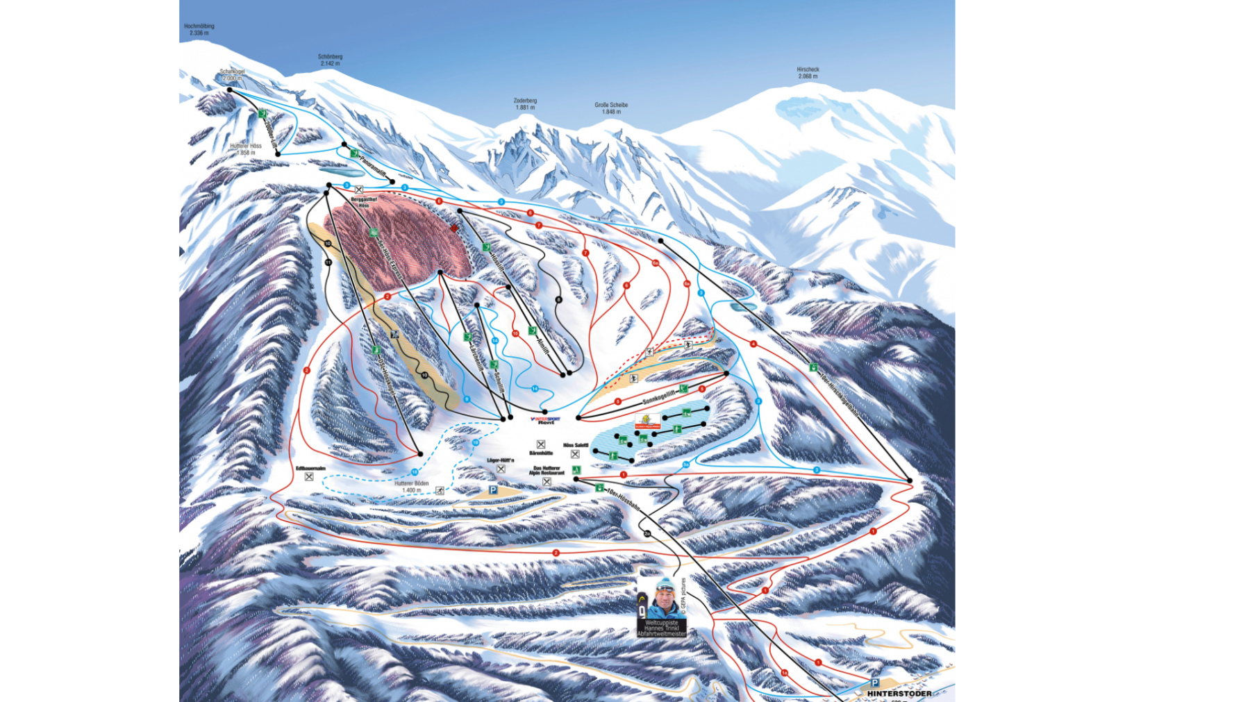 Skimap Hinterstoder